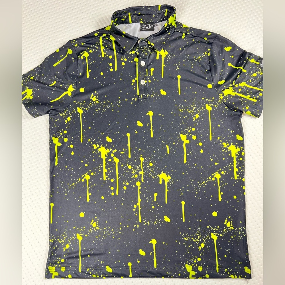 Sunday Swagger Golf Polo Shirt with The Drip Design